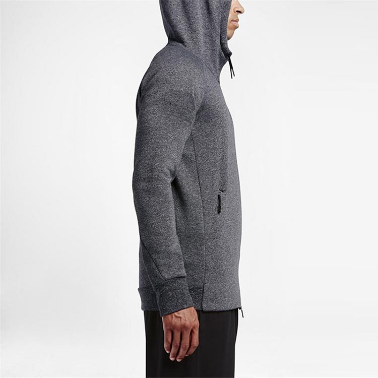 Jordan Fleece-Lined Casual Long Sleeve Hoodie Jacket - Grey. 809473-010 圖 6