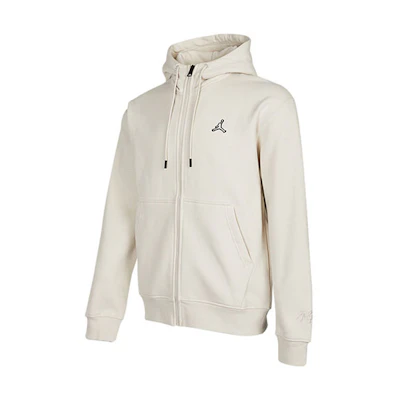 Jordan Fleece Hoodie Casual Long Sleeve Sweatshirt Off-White DA9811-104