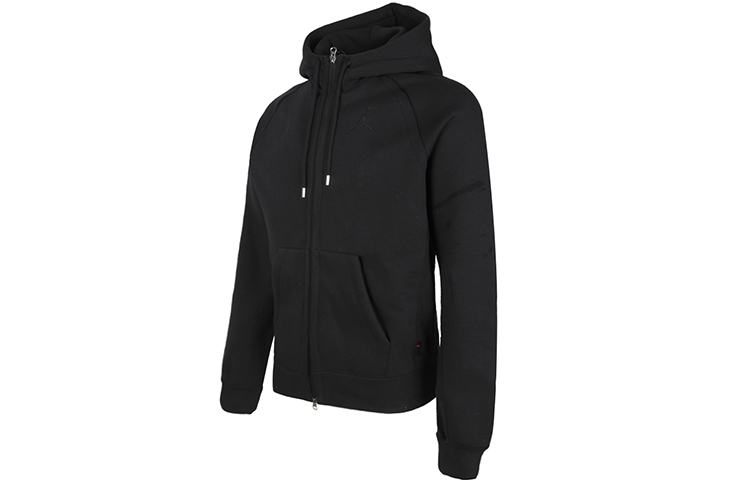 Jordan Fleece Hoodie Jacket Black CD8734-010