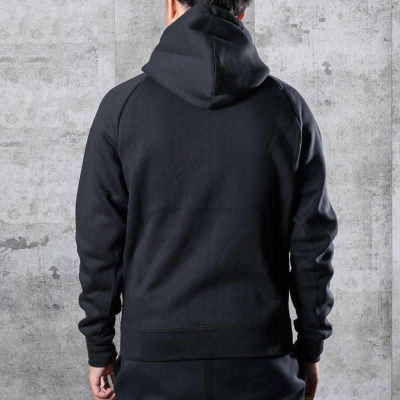Shop Jordan Fleece Hoodie Jacket Black CD8734-010