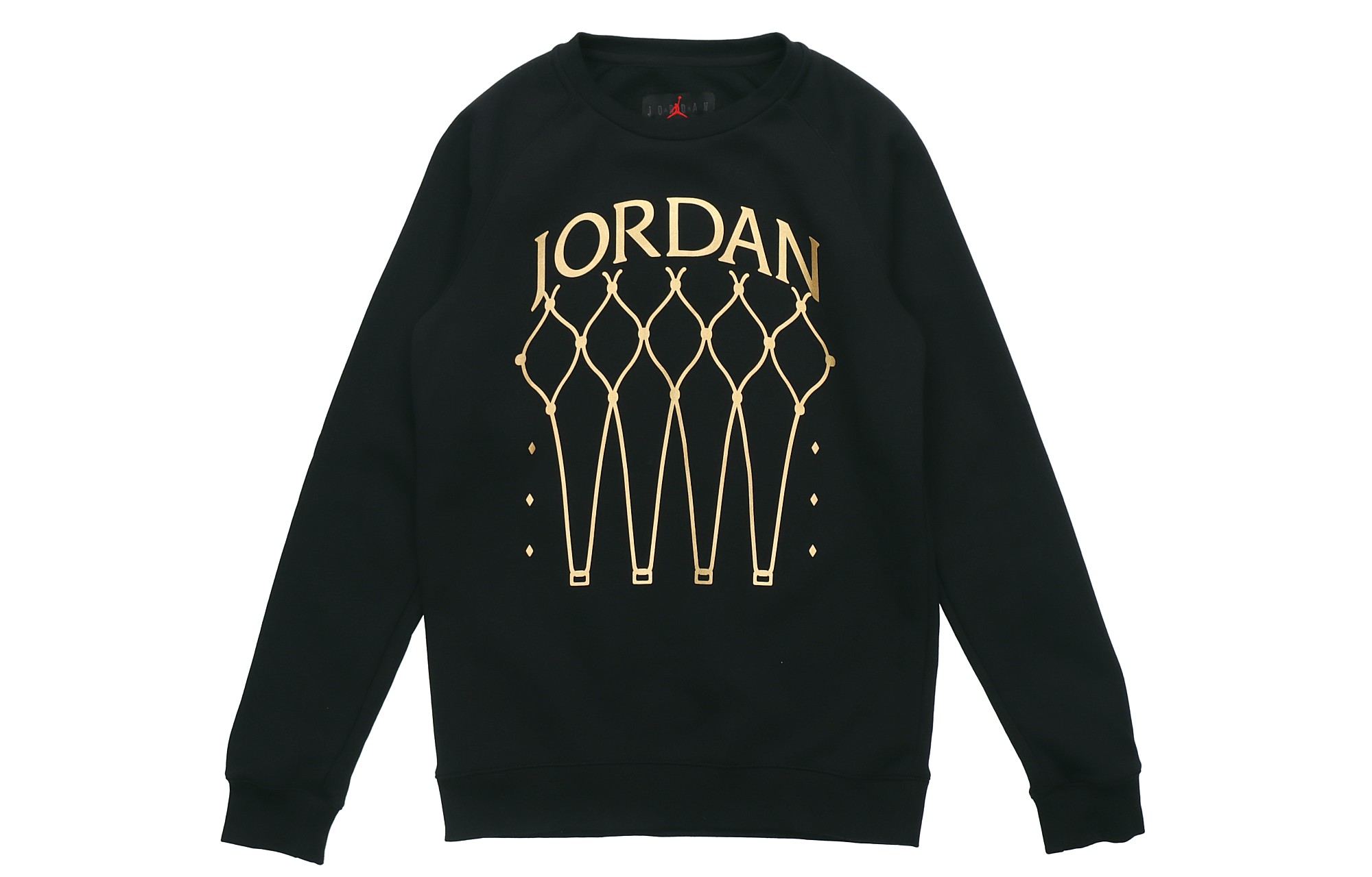 Jordan Fleece Logo Crewneck Sweatshirt Black BQ5746-010
