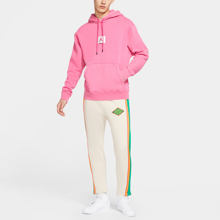 Jordan Fleece Pullover Hoodie Watermelon Red CK6469-630 圖 4