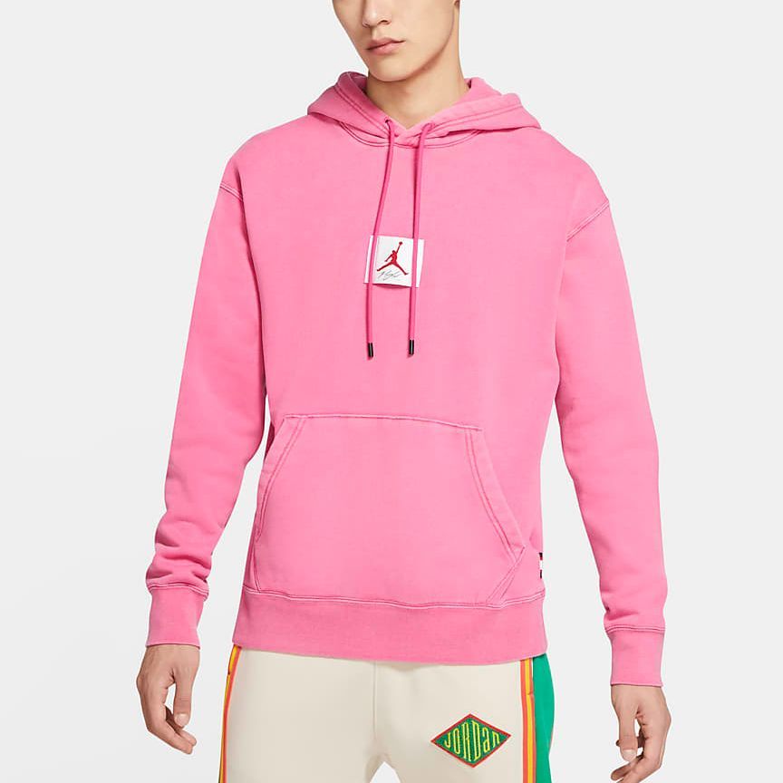 Jordan Fleece Pullover Hoodie Watermelon Red CK6469-630 圖 6