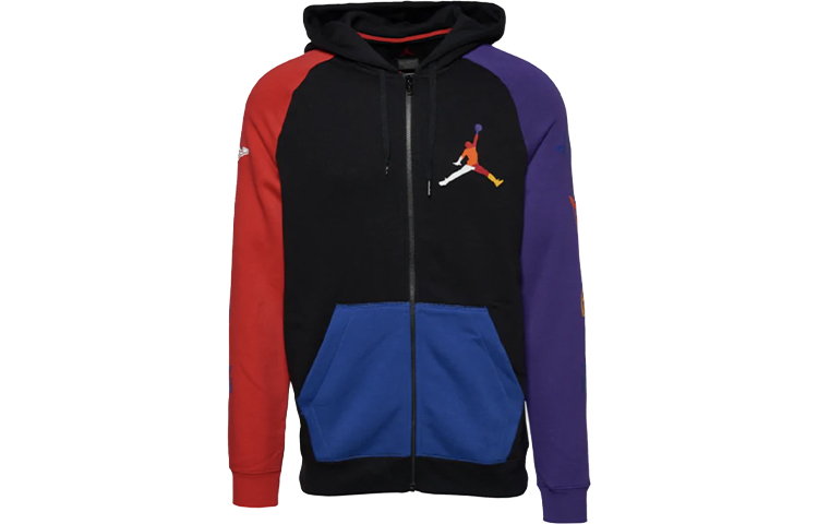 Jordan Fleece Zip-Up Hoodie Jacket Black CJ6155-011