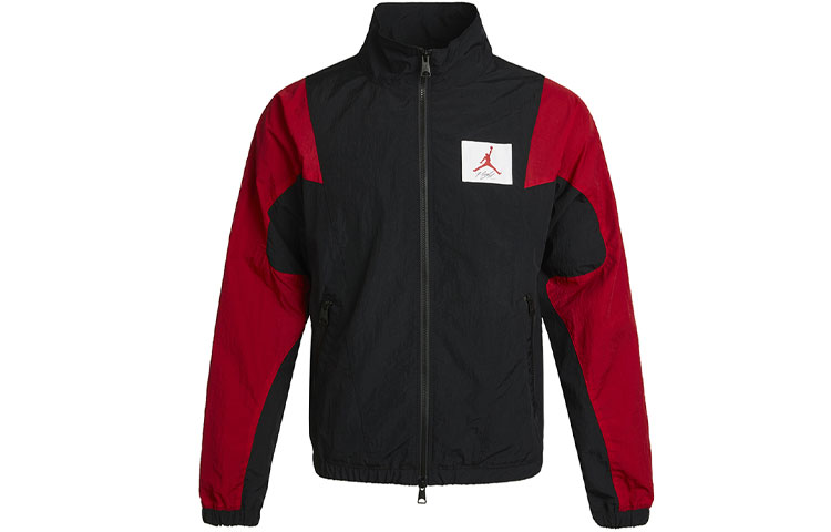 Jordan Flight Black Sports Jacket with Stand Collar CV3151-010