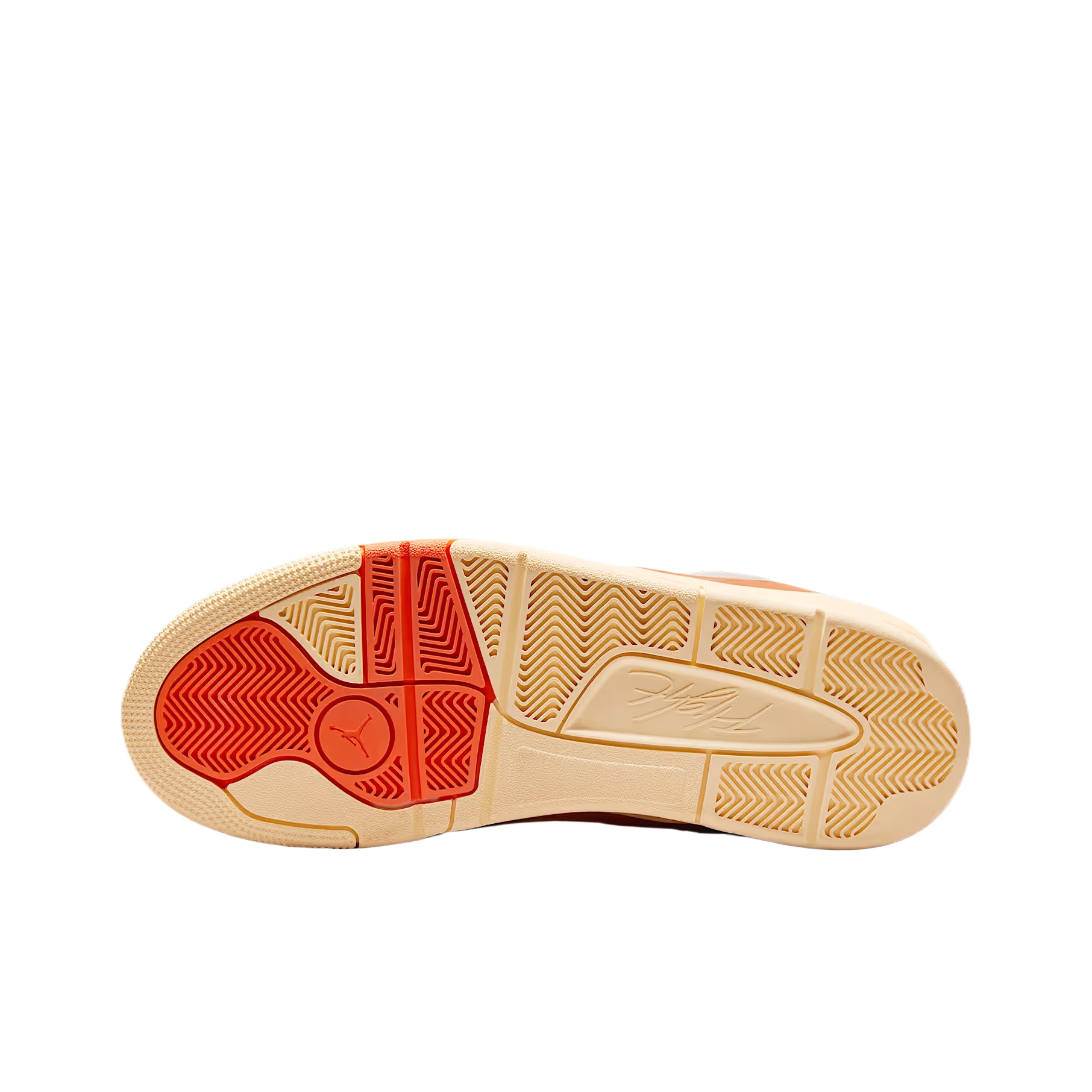 Shop Jordan Flight Court Sail/Muslin/Deep Orange HF3255-107