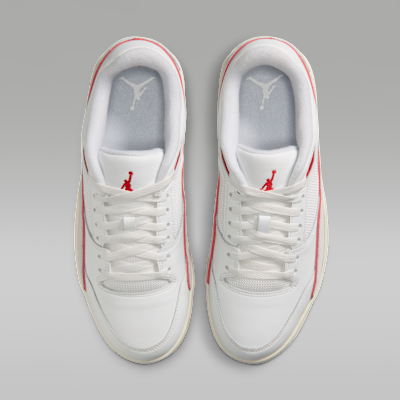 Shop Jordan Flight Court Summit White/Pure Platinum/Sesame/University Red HF3255-108