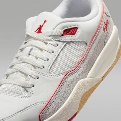 Sizing Jordan Flight Court Summit White/Pure Platinum/Sesame/University Red HF3255-108