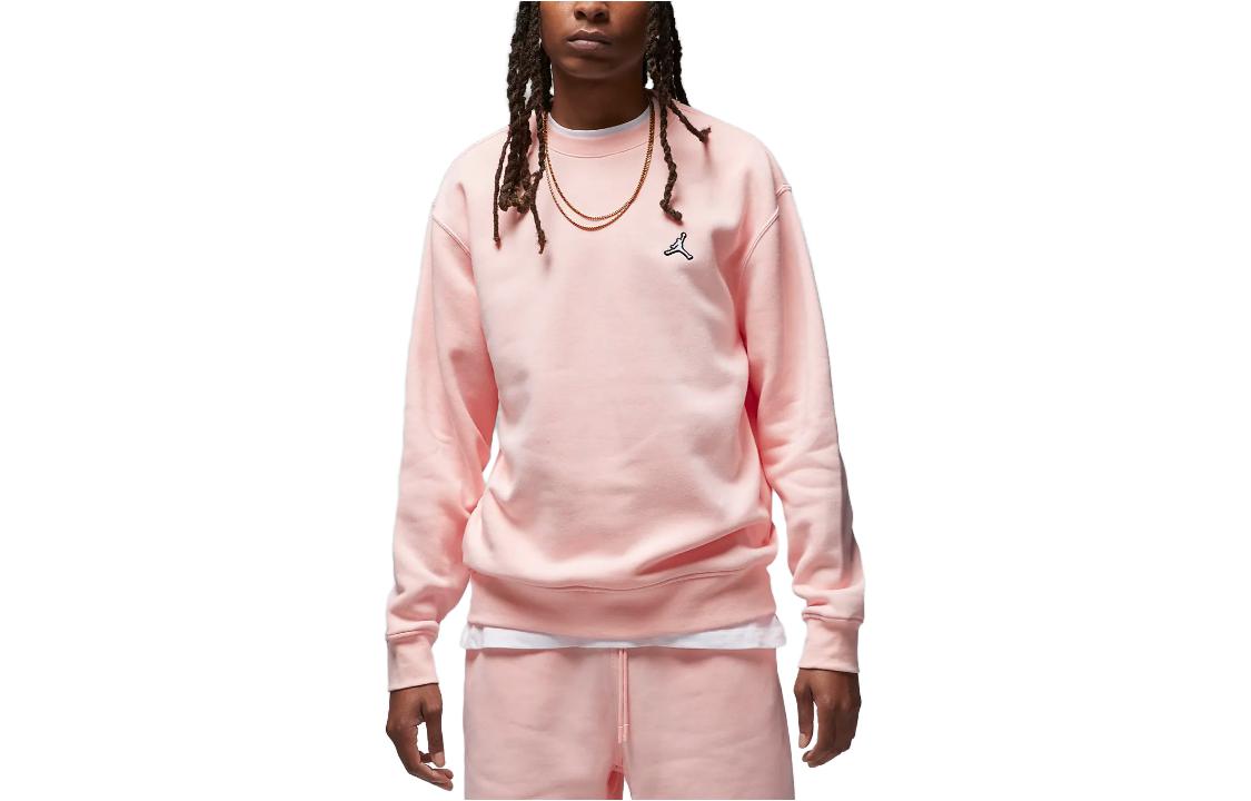 Jordan Flight Essentials Solid Logo Pullover Hoodie Pink () DQ7520-610