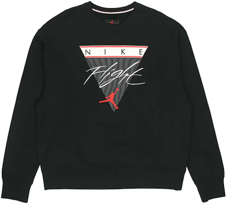 Jordan Flight Fleece-Lined Crewneck Sweatshirt Winter Black CZ8265-010 Buy Jordan Flight Fleece-Lined Crewneck Sweatshirt Winter Black CZ8265-010