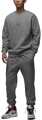 Jordan Flight Fleece Crewneck Pullover Sweatshirt Carbon Grey () FV7260-091 Buy Jordan Flight Fleece Crewneck Pullover Sweatshirt Carbon Grey () FV7260-091