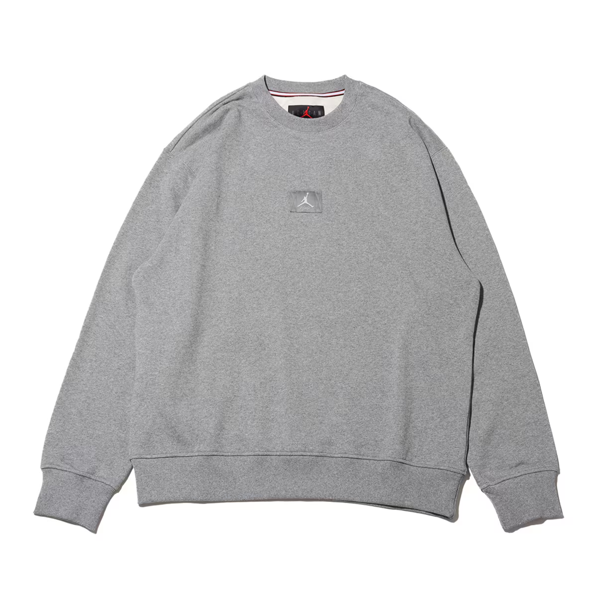 Jordan Flight Fleece Crewneck Sweatshirt Carbon Grey Long Sleeve FV7259-091