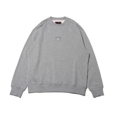 Jordan Flight Fleece Crewneck Sweatshirt Carbon Grey Long Sleeve FV7259-091