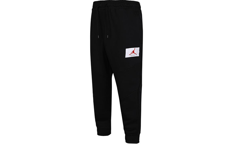 Lookbook Pantalones Jogger Jordan Flight Fleece Logo Hombre Negro CV6149-010