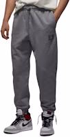 Jordan Flight Fleece Mid-Rise Casual Pants Grey FV7252-091 Jordan Flight Fleece Mid-Rise Casual Pants Grey FV7252-091