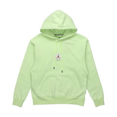 Jordan Flight Fleece Pullover Hoodie Light Green CK6469-701