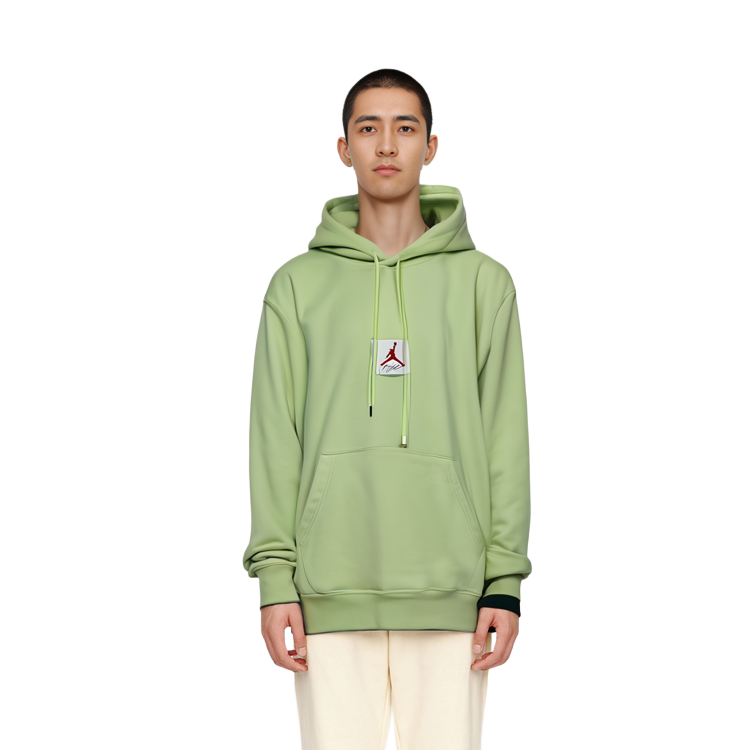 Jordan Flight Fleece Pullover Hoodie Light Green CK6469-701 圖 8