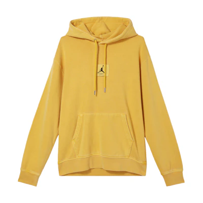 Jordan Flight Fleet Solid Color Hoodie Men’s Long Sleeve in Ochre FB7291-752