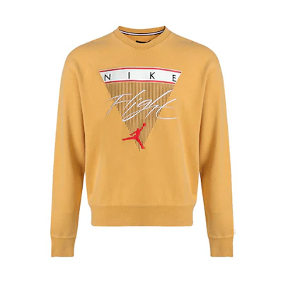 Jordan Flight Graphic Crewneck Sweatshirt Yellow () CZ6096-275