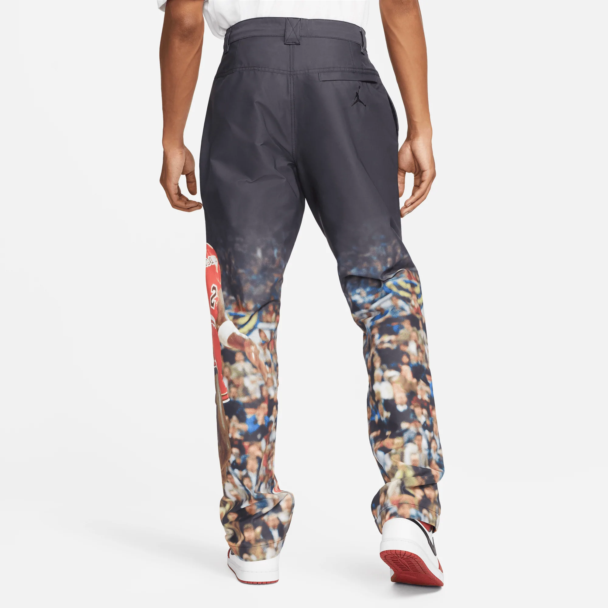 Jordan Flight Graphic Print Drawstring Straight-Leg Pants Multicolor Men. DJ0182-010 圖 5