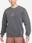 Purchase Jordan Flight Heritage Fleece Crew Sweatshirt Embroidered Logo Dark Grey DO2308-010