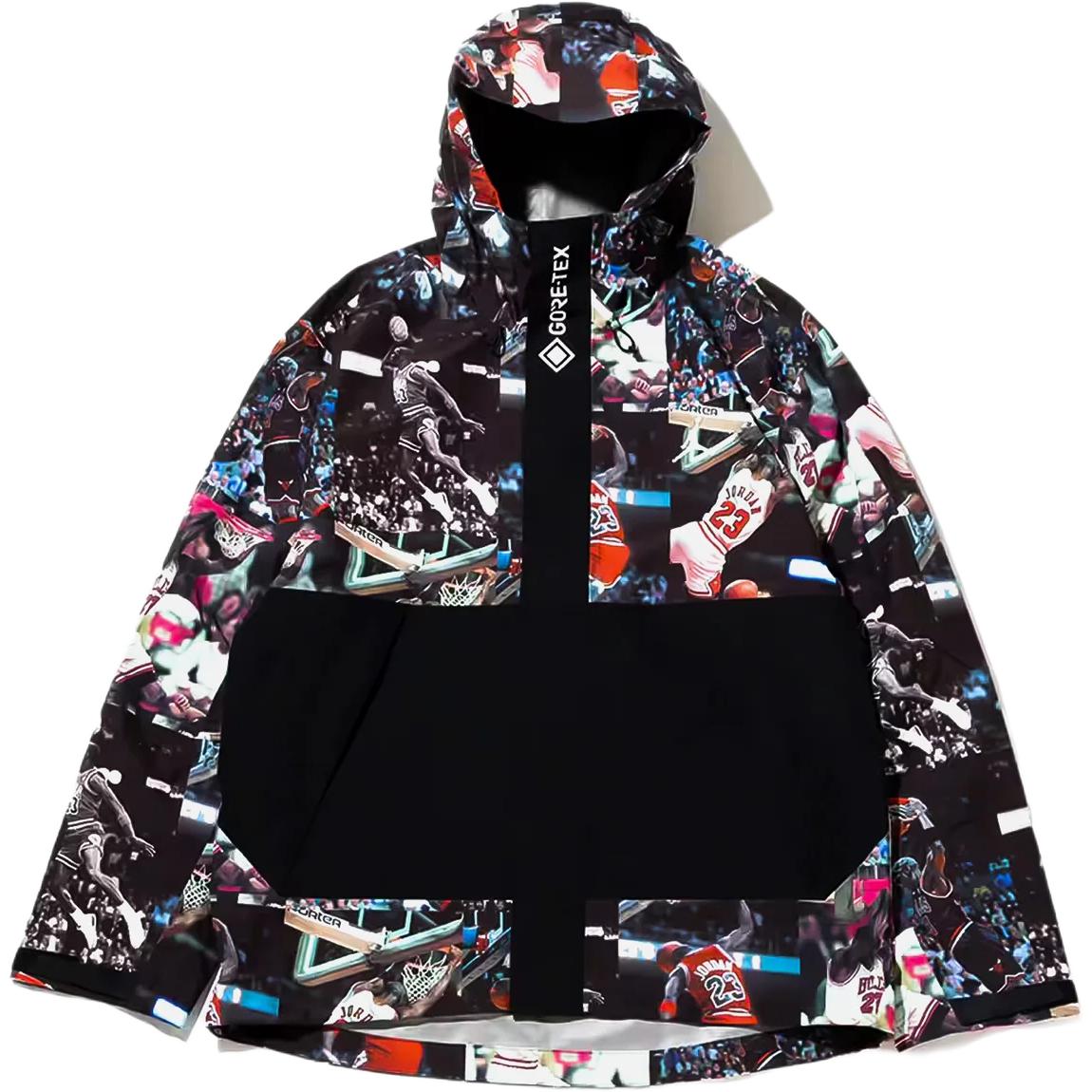 Jordan Flight Heritage GTX Full-Print Zip Hoodie Black Unisex FB6976-010