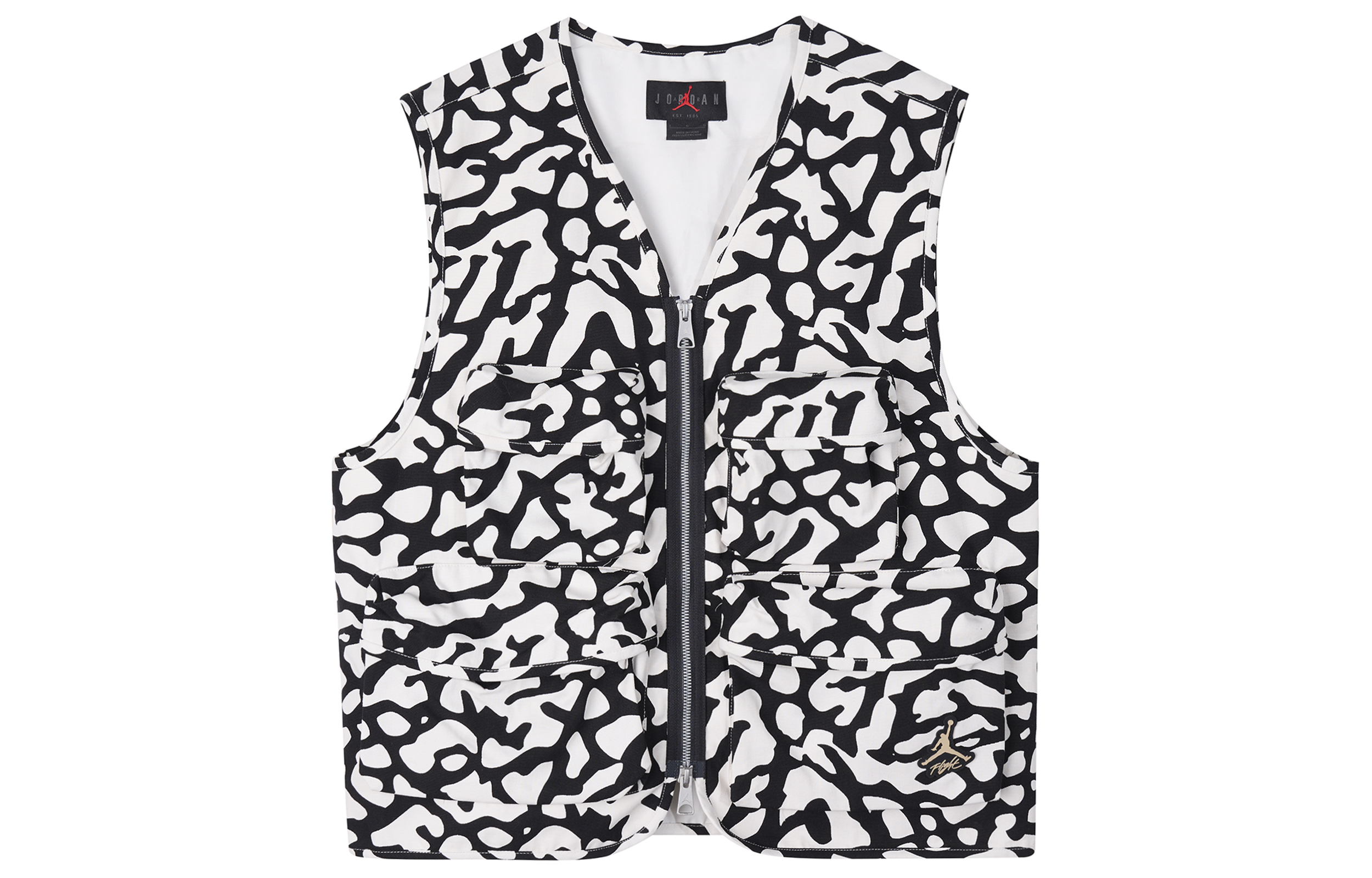 Jordan Flight Heritage Graphic Utility Vest Phantom Grey White DX9731-030