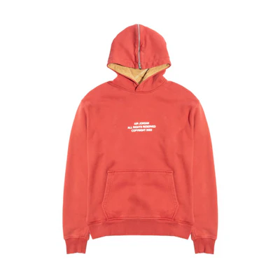 Jordan Flight Heritage Letter Print Hoodie Red Men’s Long Sleeve DQ7544-662