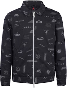 Chaqueta Deportiva Tejida Negra Jordan Flight con Logo Estampado. DV7564-010 Order Chaqueta Deportiva Tejida Negra Jordan Flight con Logo Estampado. DV7564-010