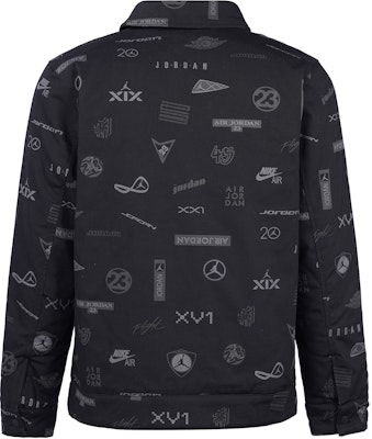 Jordan Flight 標誌印花織紋運動外套 黑色 DV7564-010 Lookbook Jordan Flight 標誌印花織紋運動外套 黑色 DV7564-010
