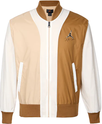 乔丹Flight MVP拼色logo印花夹克 男款 浅卡其色 FB7033-281 Buy 乔丹Flight MVP拼色logo印花夹克 男款 浅卡其色 FB7033-281