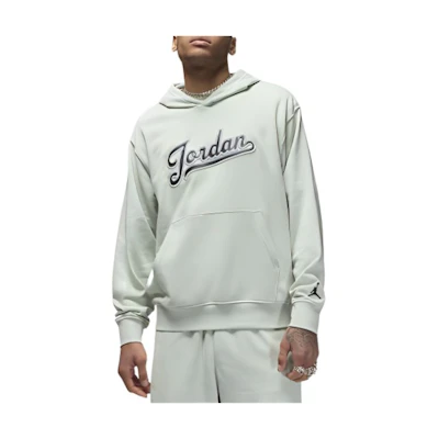 Jordan Flight MVP Embroidered Logo Fleece Hoodie Seafoam Green FN4613-005
