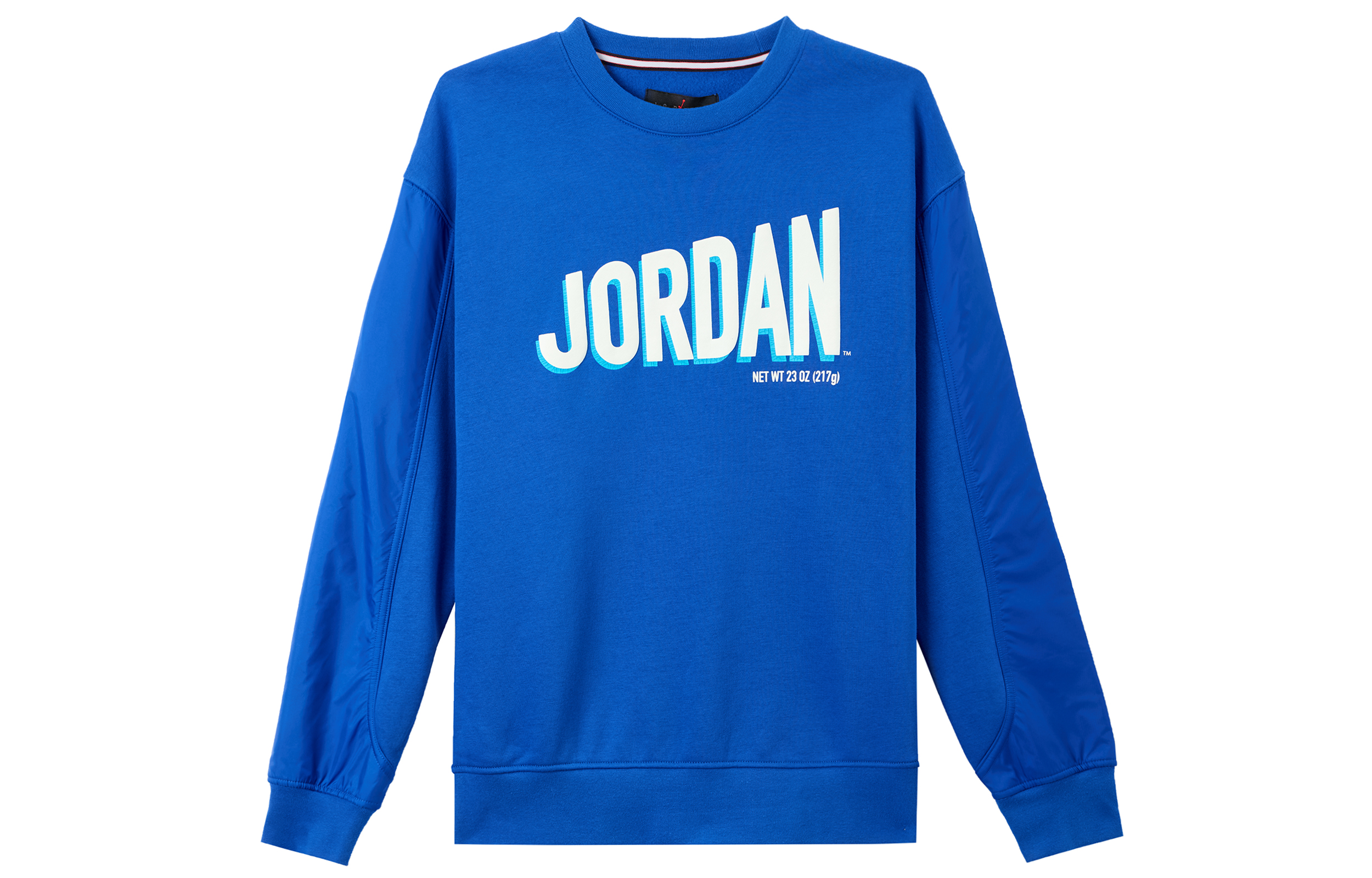 Jordan Flight MVP Fleece Sweatshirt Blue with Logo Print DV7589-480