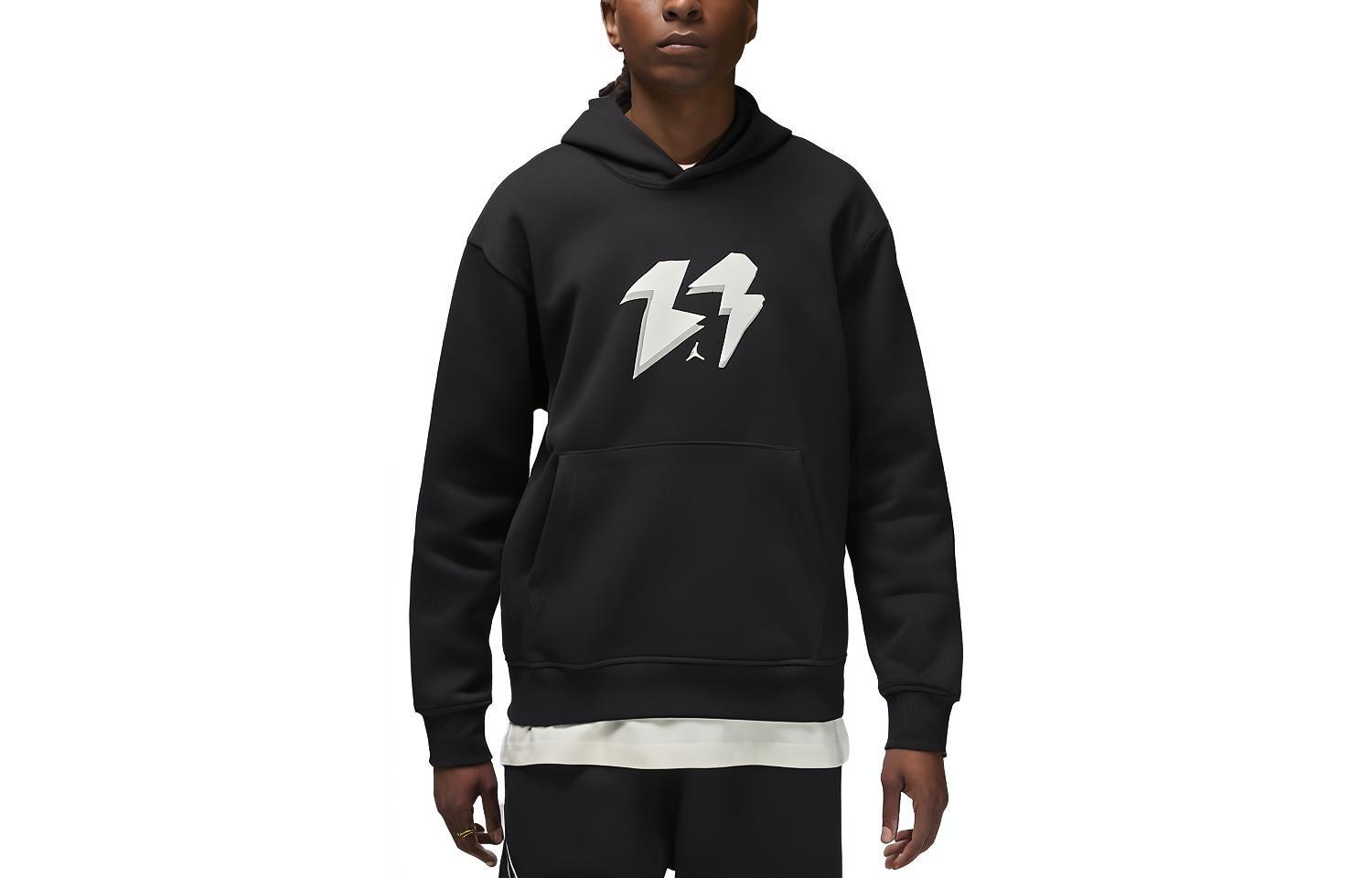 Jordan Flight MVP Graphic Print Hoodie Black FB7021-010