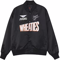 Jordan Flight MVP Letter Print Black Casual Jacket . DV7579-010 Jordan Flight MVP Letter Print Black Casual Jacket . DV7579-010