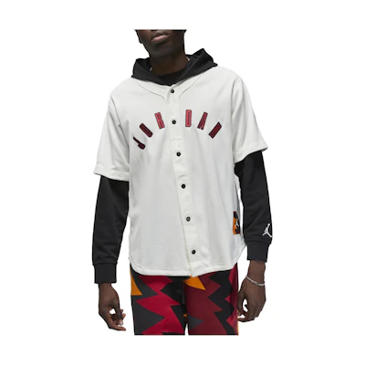 Jordan Flight MVP Logo Double-Layered Hoodie White Pullover FB7034-133