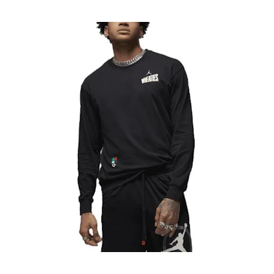 Jordan Flight MVP Logo Graphic Crewneck Sweatshirt Men’s Black DV8428-010