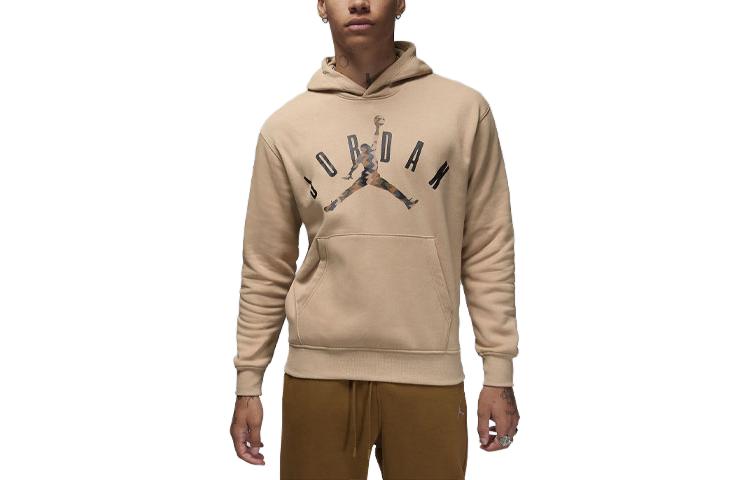 Jordan Flight MVP Logo Graphic Hoodie Khaki FD7415-200
