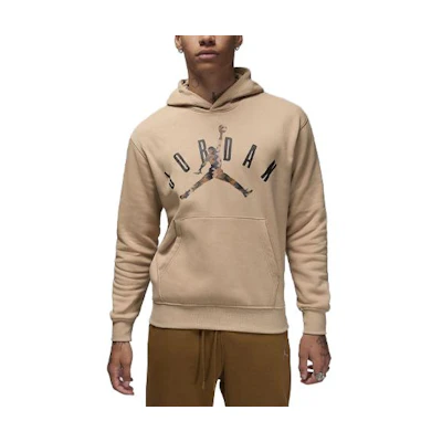 Jordan Flight MVP Logo Graphic Hoodie Khaki FD7415-200