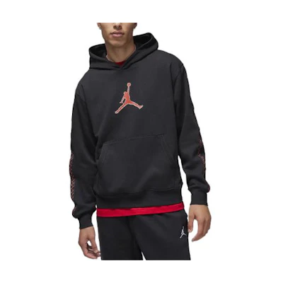 Jordan Flight MVP Logo Patchwork Hoodie Black () FN6352-010