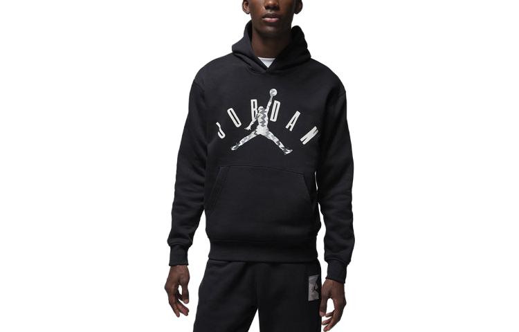 Jordan Flight MVP Logo Printed Hoodie Black FD7415-010