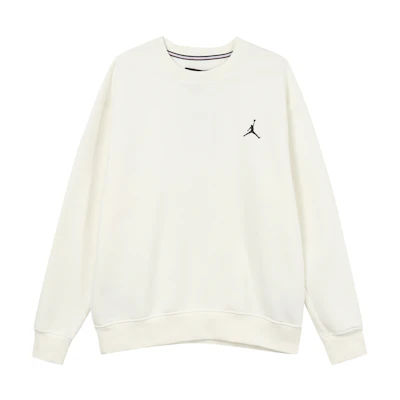 Jordan Flight MVP Printed Crewneck Pullover Sweatshirt White FB7020-133