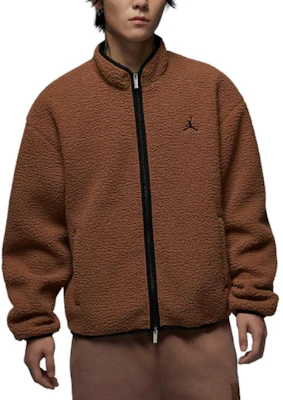 Jordan Flight Sherpa Fleece Jacket Loose Fit Brown FV7449-223 Buy Jordan Flight Sherpa Fleece Jacket Loose Fit Brown FV7449-223