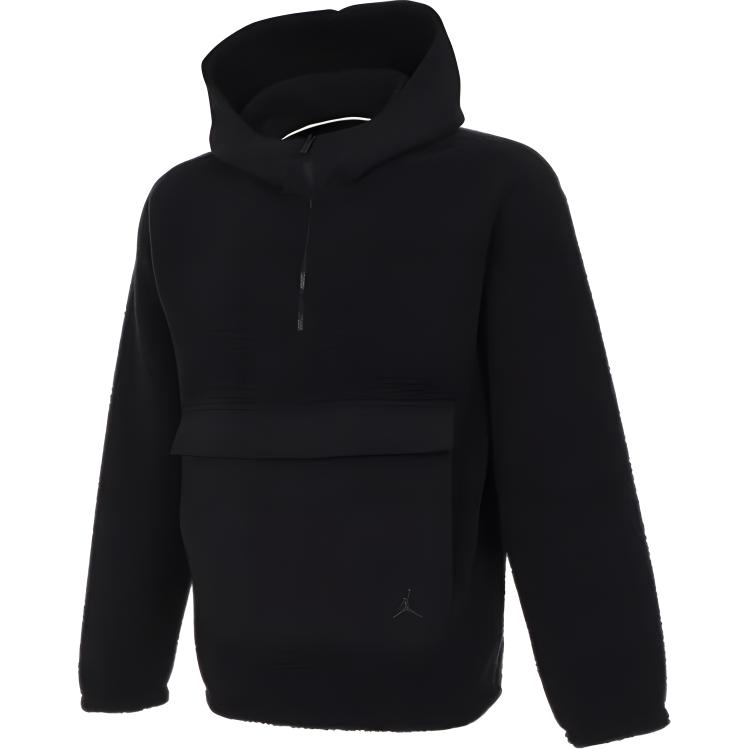 Jordan Flight Sherpa Half-Zip Hoodie Black - Stylish, Soft, and Comfortable FV7453-010