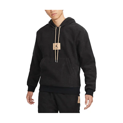 Jordan Flight Solid Logo Print Hoodie Black () DC9584-010