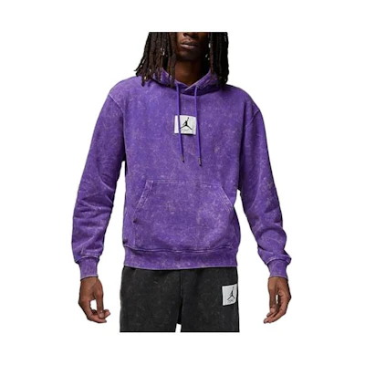 Jordan Flight SS23 Purple Pullover Sweatshirt with Solid Logo Print DR3087-514