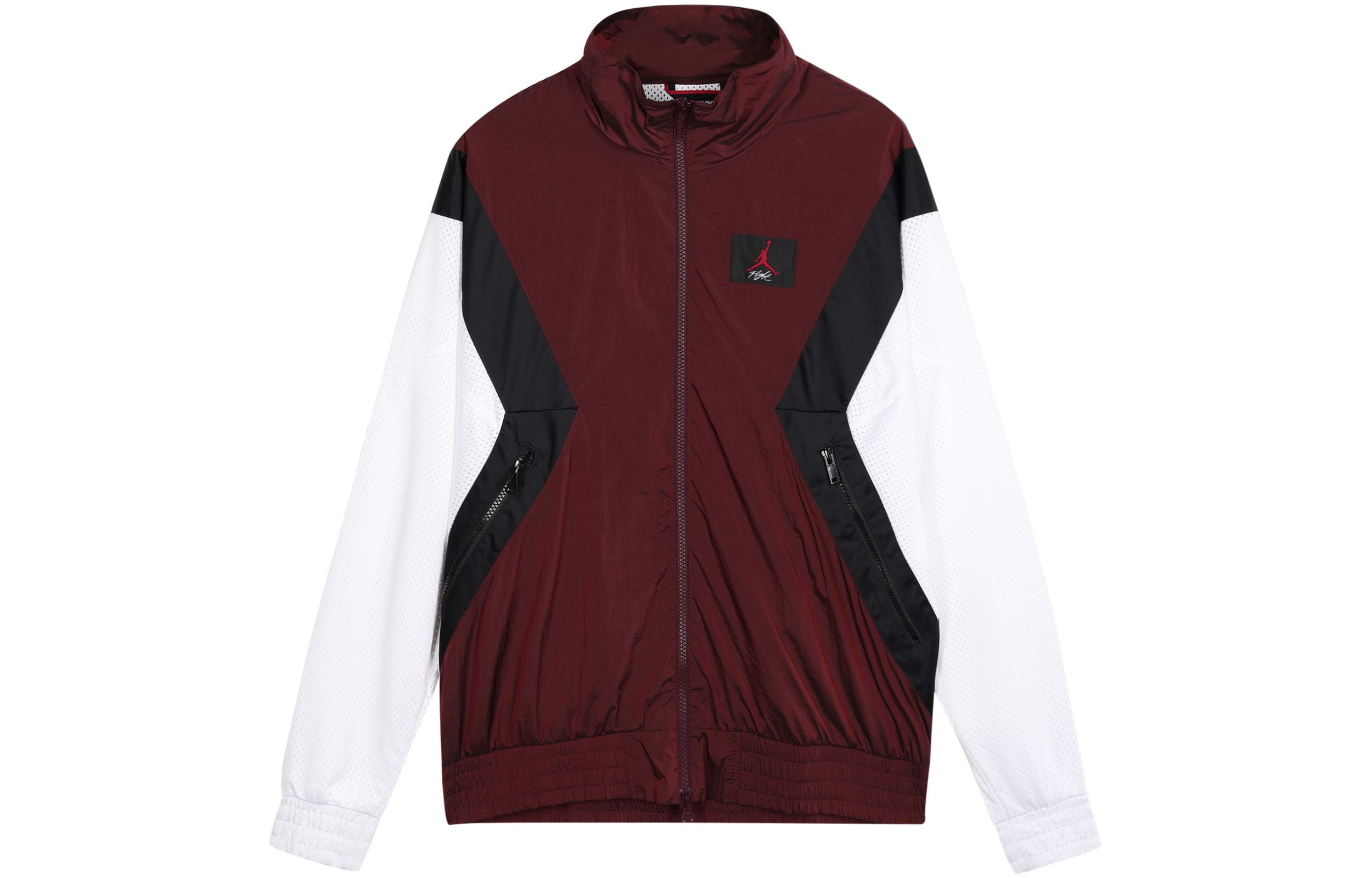 Jordan Flight Warm-Up Jacket Retro Brown White Logo Colorblock Track Jacket AO0556-687