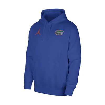 Jordan Florida Club Fleece Hoodie Royal Blue Graphic Drawstring Pullover DZ8777-480