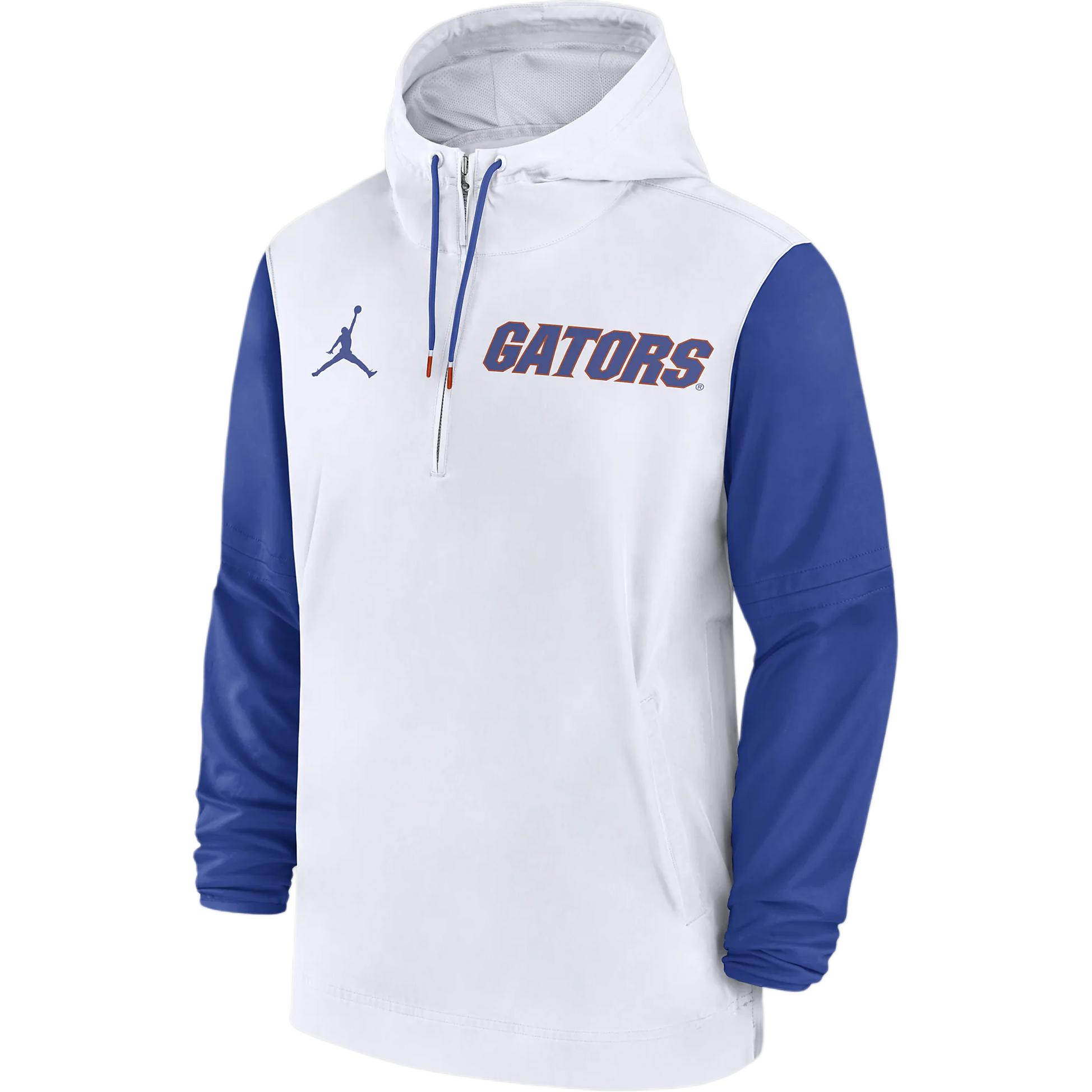 Jordan Florida Gators College Logo Print Hoodie Jacket White 02EZ062NUFN-JL0