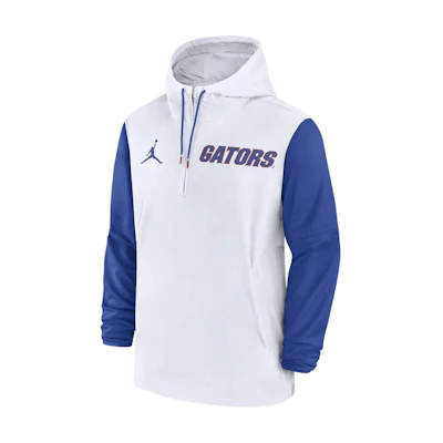 Jordan Florida Gators College Logo Print Hoodie Jacket White 02EZ062NUFN-JL0